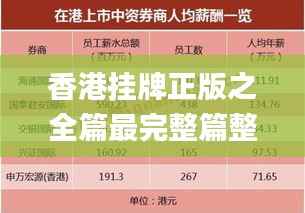 香港挂牌正版之全篇最完整篇整体解答,深入分析数据应用_Hybrid6.930