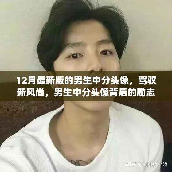 男生中分头像背后的自我重塑之旅与驾驭新风尚的励志故事