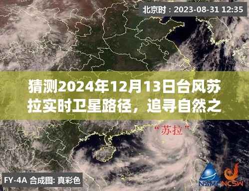 台风苏拉预测之旅,追寻自然之美的心灵远行,卫星实时路径预测之旅(2024年12月13日)