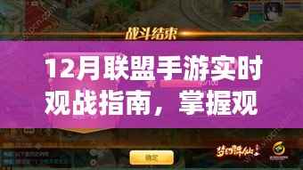 联盟手游观战指南,掌握实时观战技巧,洞悉战场动态