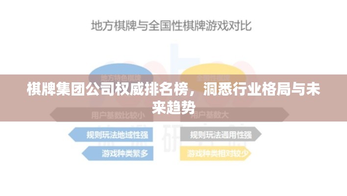 棋牌集团公司权威排名榜,洞悉行业格局与未来趋势